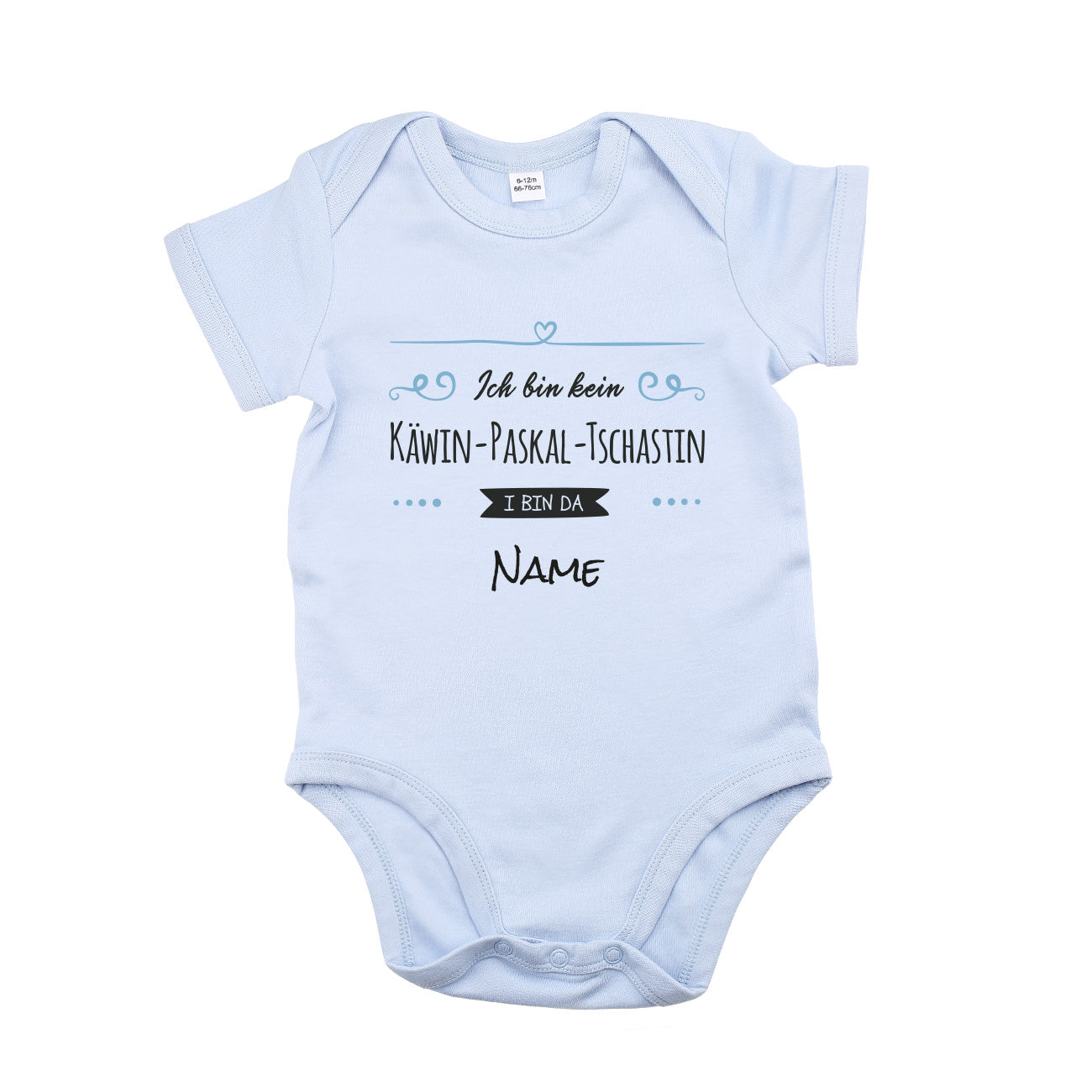 hellblauer Baby Body "Käwin"