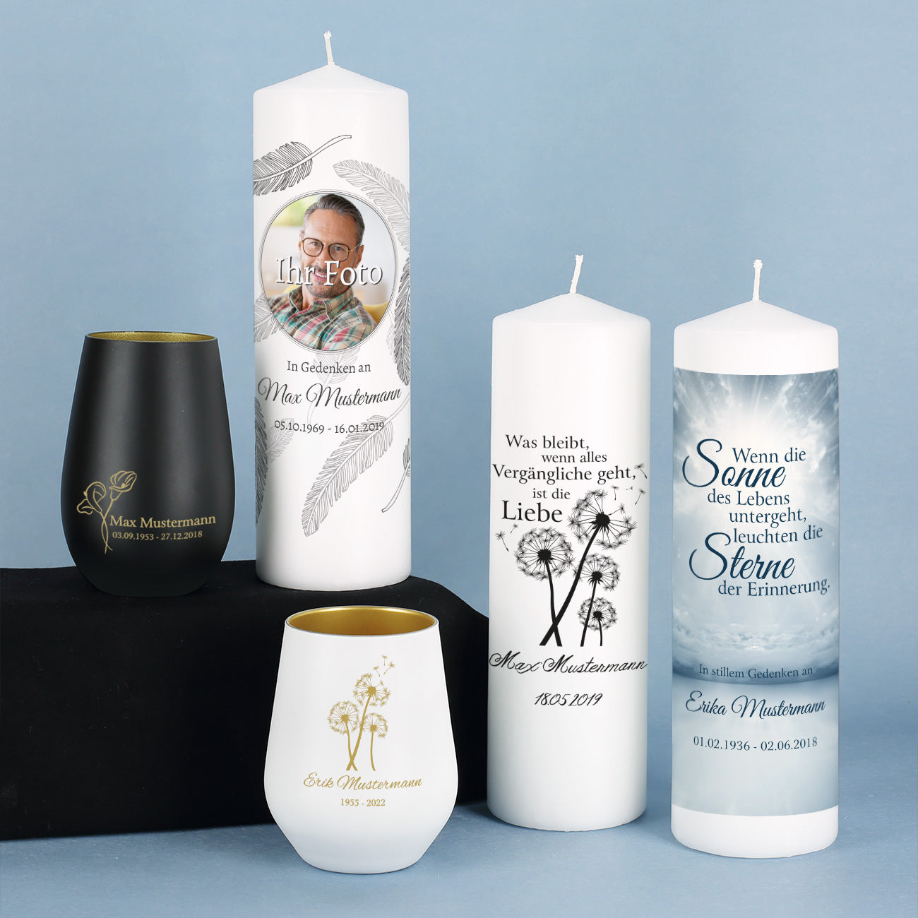 Musterpaket - Kerzen und Windlichter