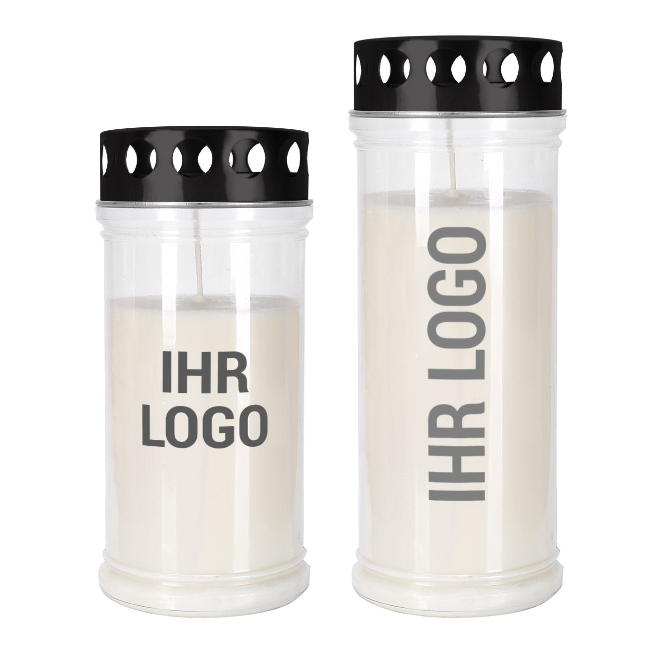 Grablicht mit indivudellem Design, in zwei Größen