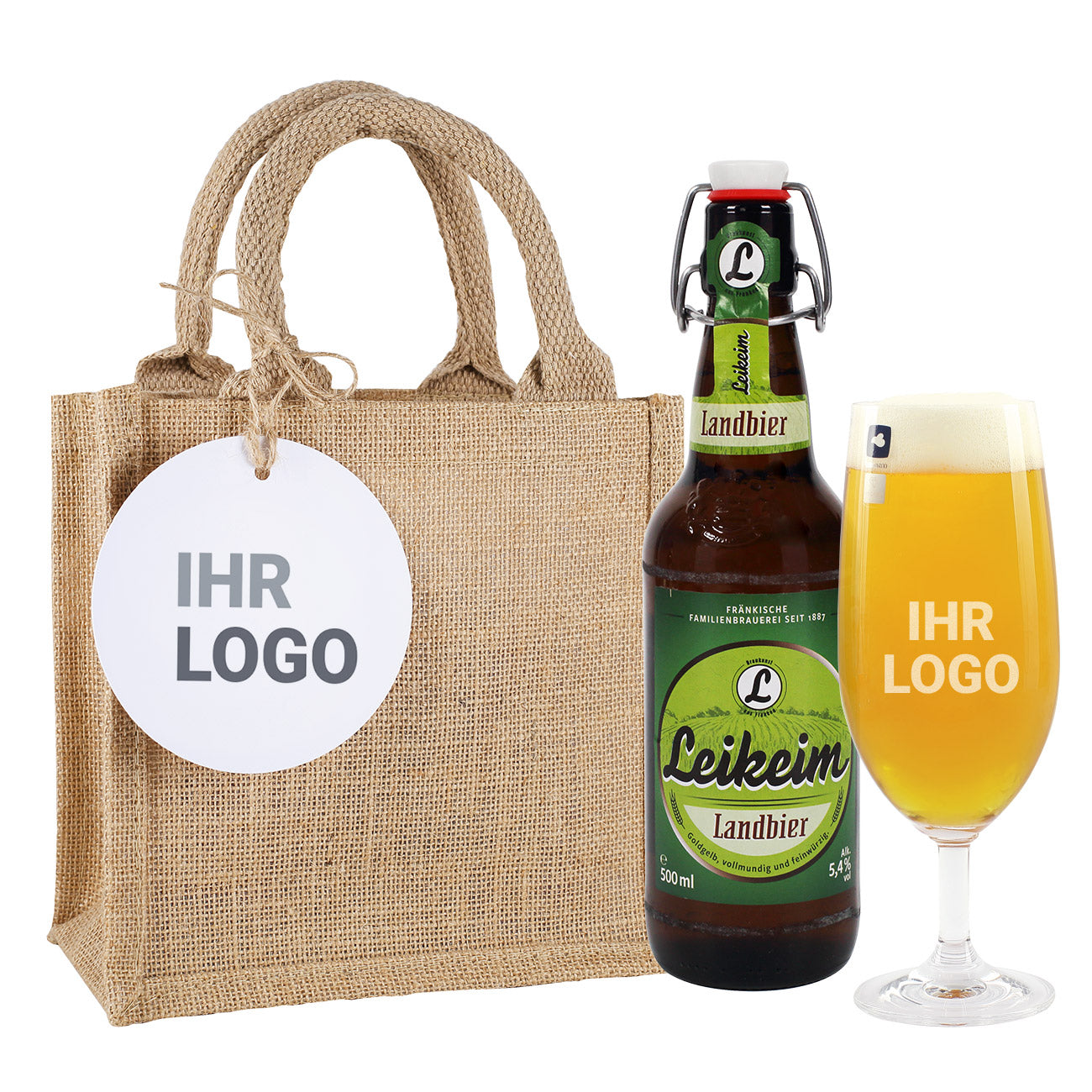 Biergeschenk Firmenlogo