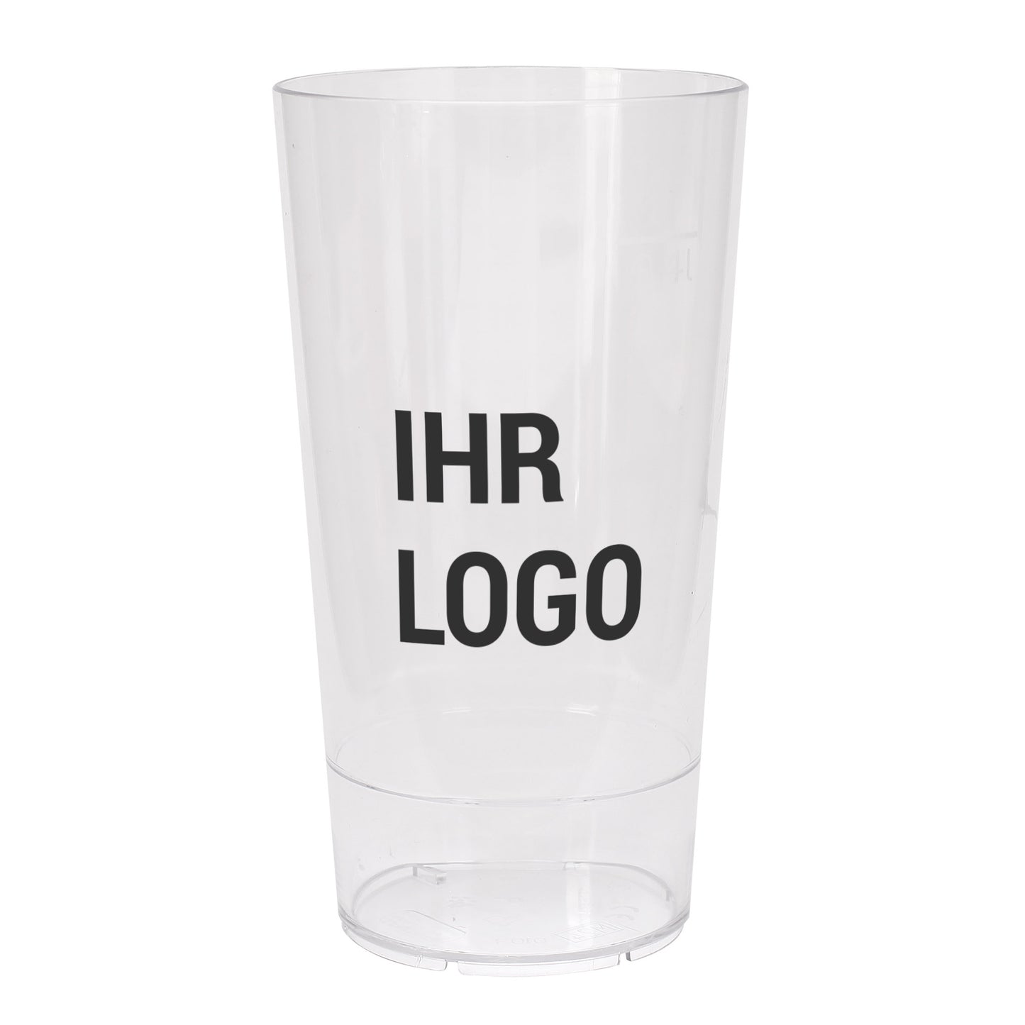 Bedruckter Stapelbecher mit Firmenlogo