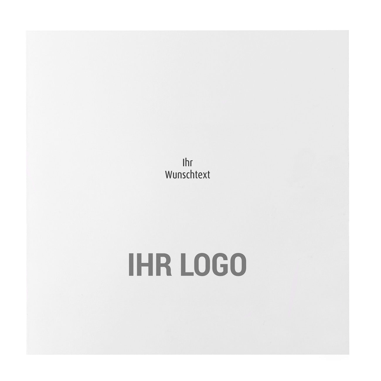 Klappkarte mit Lindt-Herz und Logo - Frohes Fest