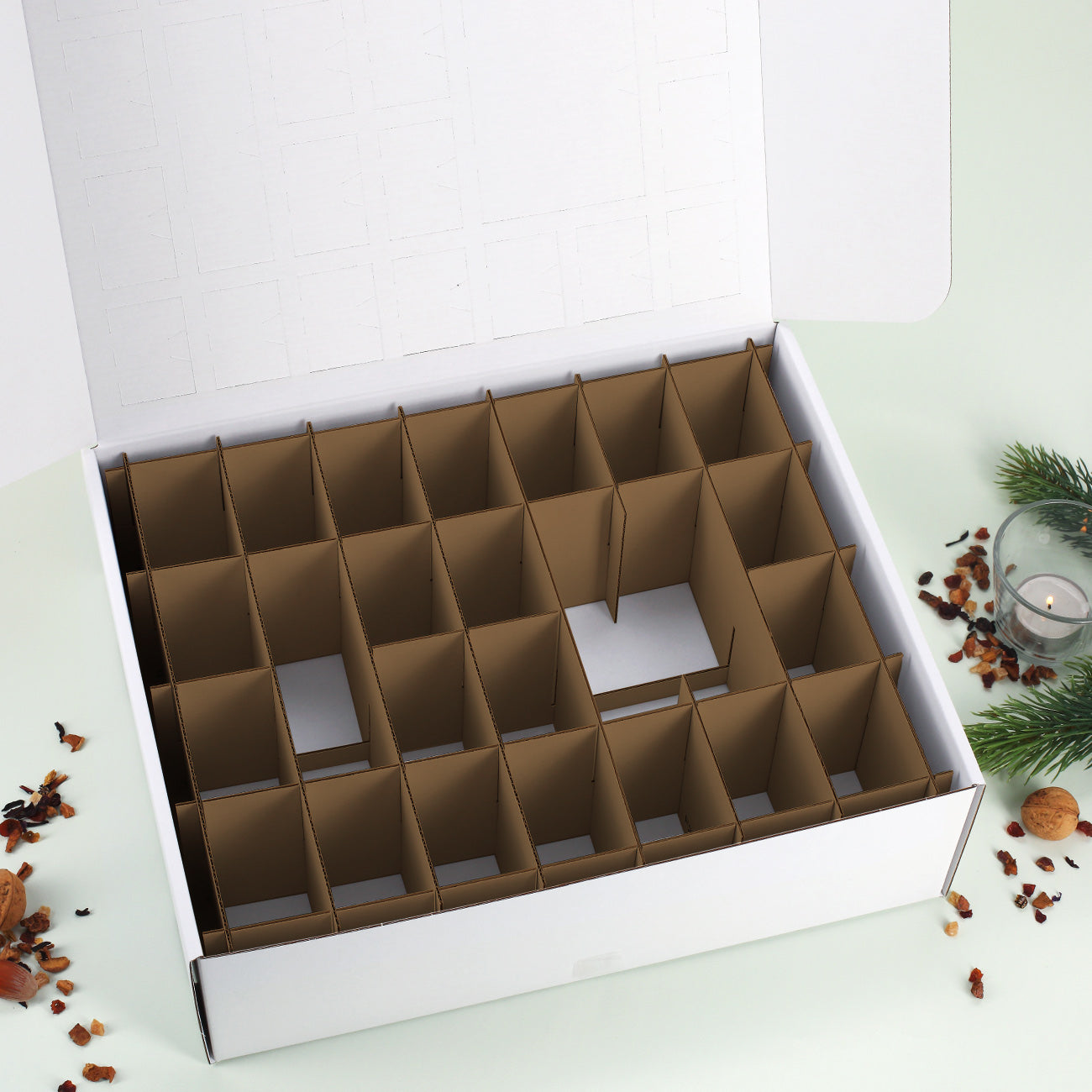 Adventskalender mit Logo zum selbst Befüllen