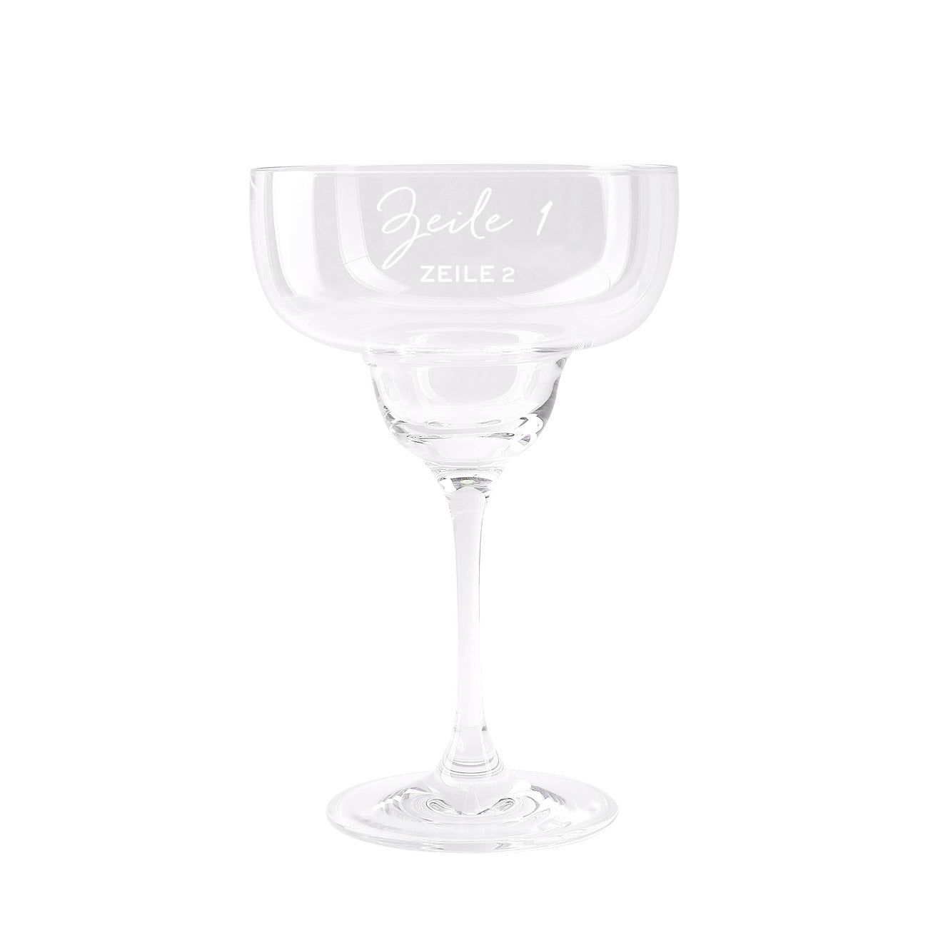 Glas für Margaritatrinker mit Gravur