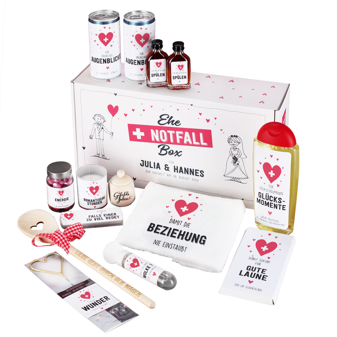 Ehe-Notfall-Box | Geschenk für Mitarbeiter zur Hochzeit