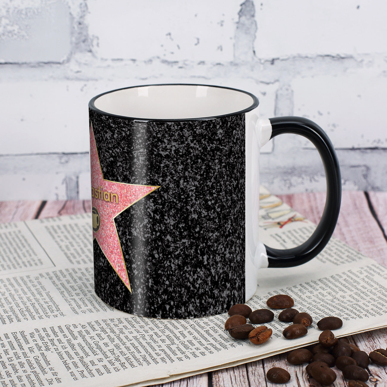 Walk of Fame Tasse mit Wunschname