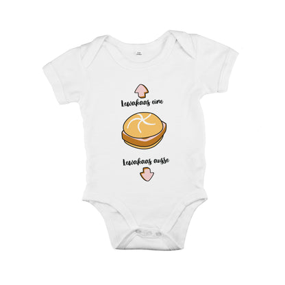 weißer Baby Body "Lewakaas"