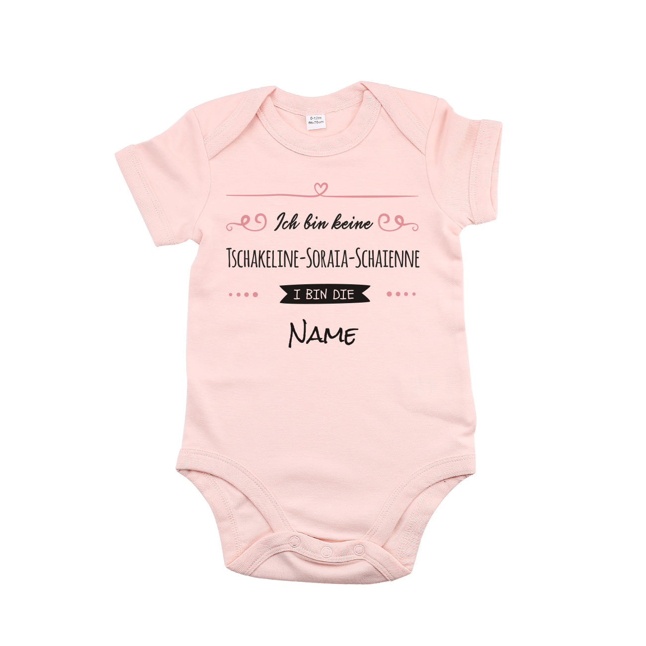 rosa Baby Body "Tschakeline"