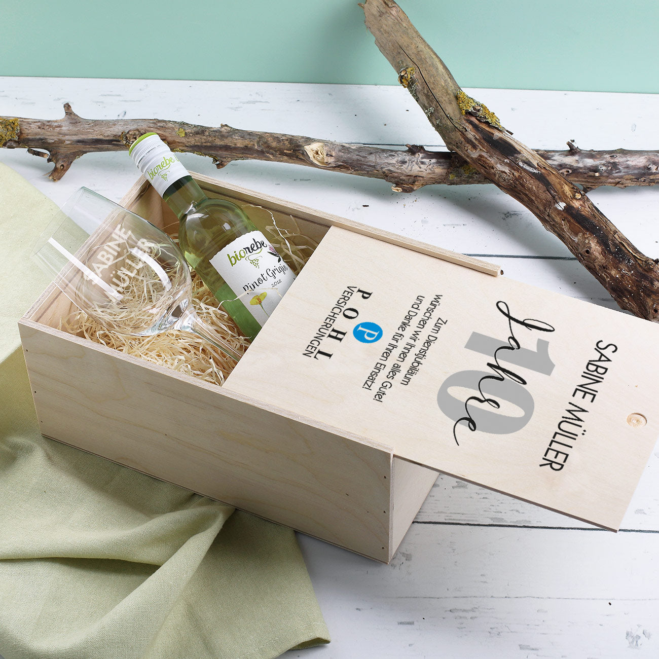 Wein-Geschenkset zum Jubiläum