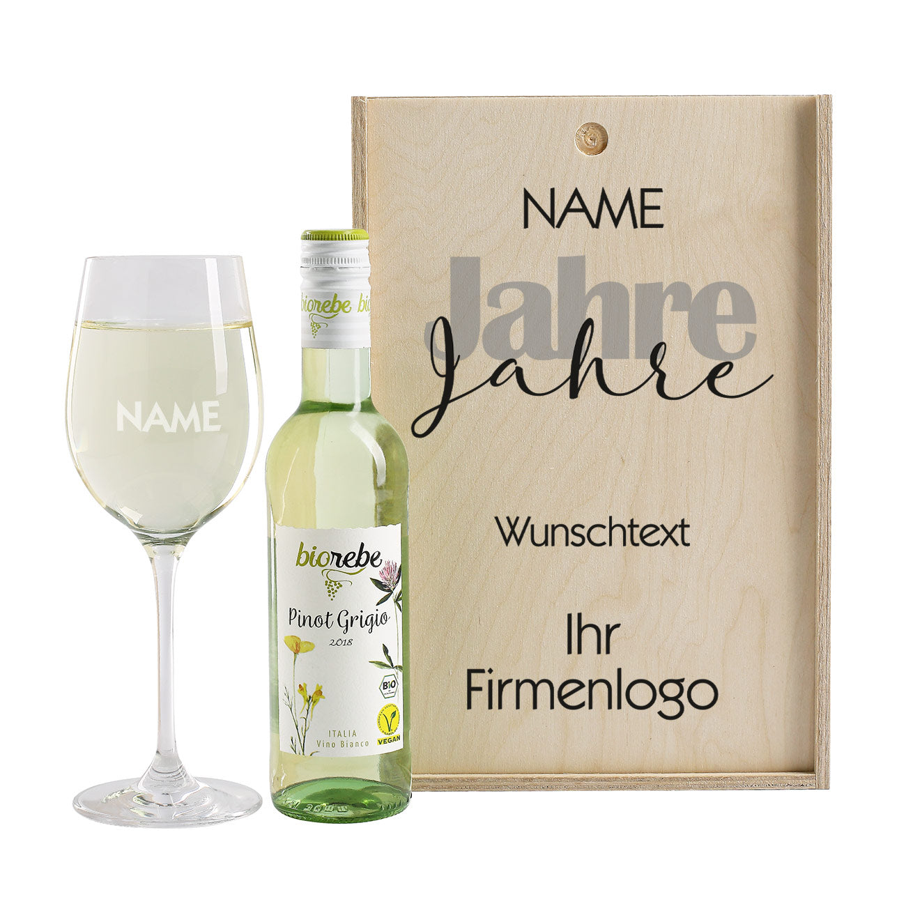 Wein-Geschenkset zum Jubiläum