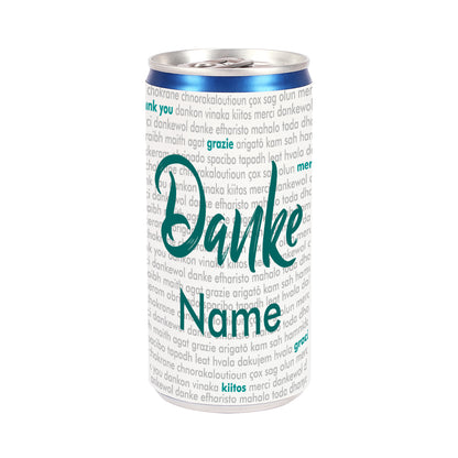 City Secco Dose mit Name - Danke