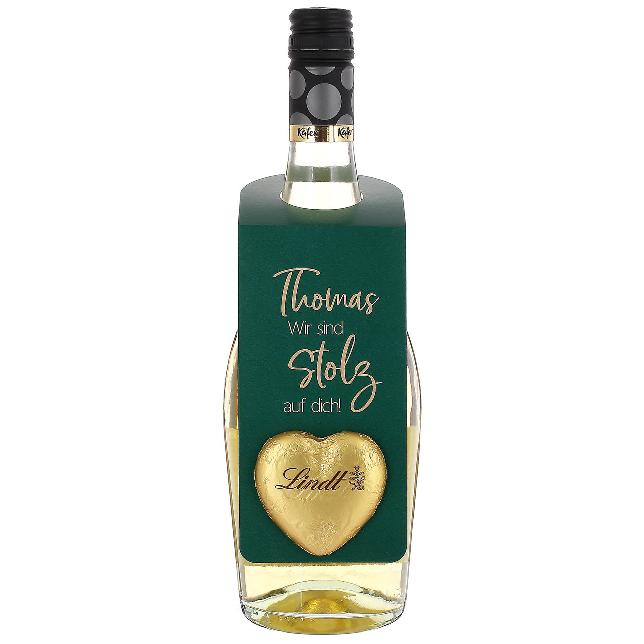 Geschenkset zur bestandenden Prüfung mit Käfer Secco