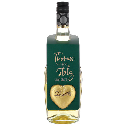 Geschenkset zur bestandenden Prüfung mit Käfer Secco