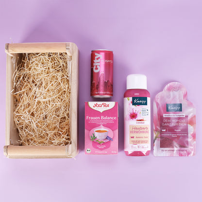 Personalisiertes Wellness Geschenkset mit Firmenlogo | Weihnachtsgeschenk für Mitarbeiterinnen