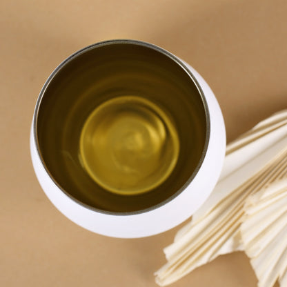 Weißes Muster Windlicht - Was bleibt ist die Liebe