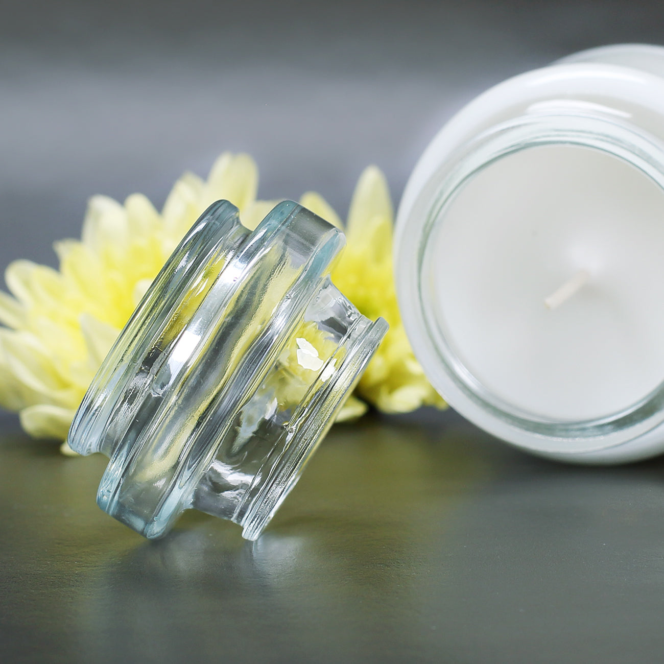 Duftkerze mit "Danke" und Ihrem Wunschtext