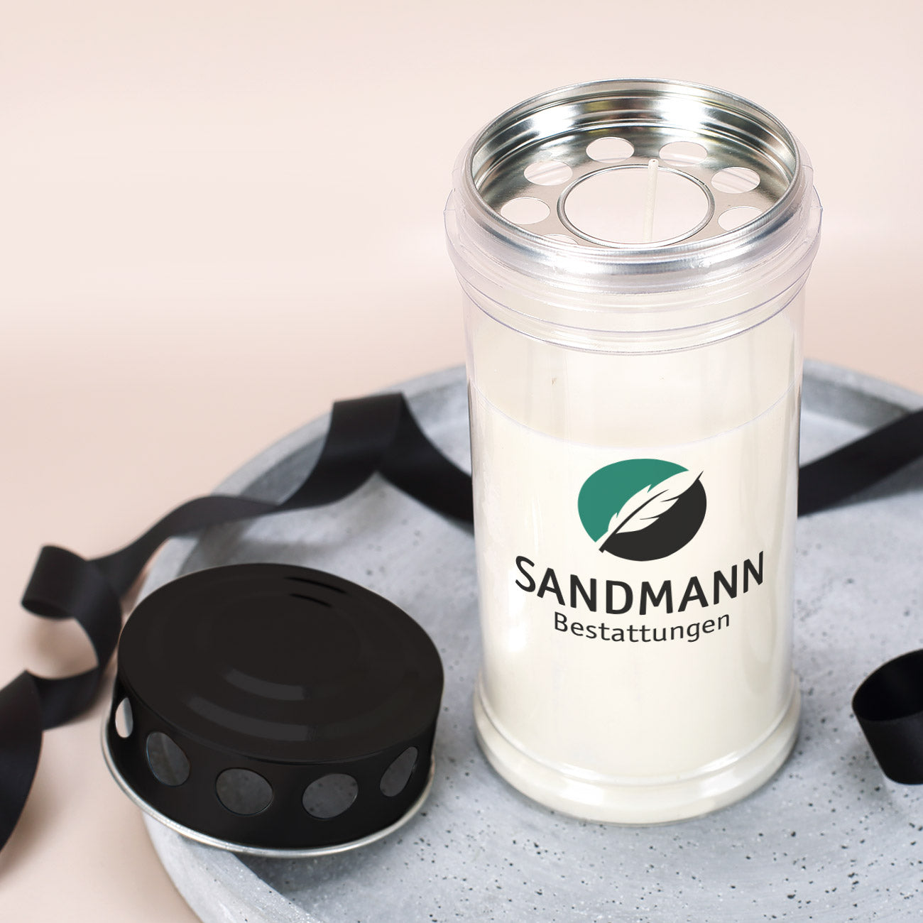 Grablicht mit indivudellem Design, in zwei Größen