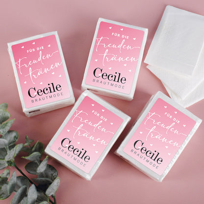 Taschentücher für Braut