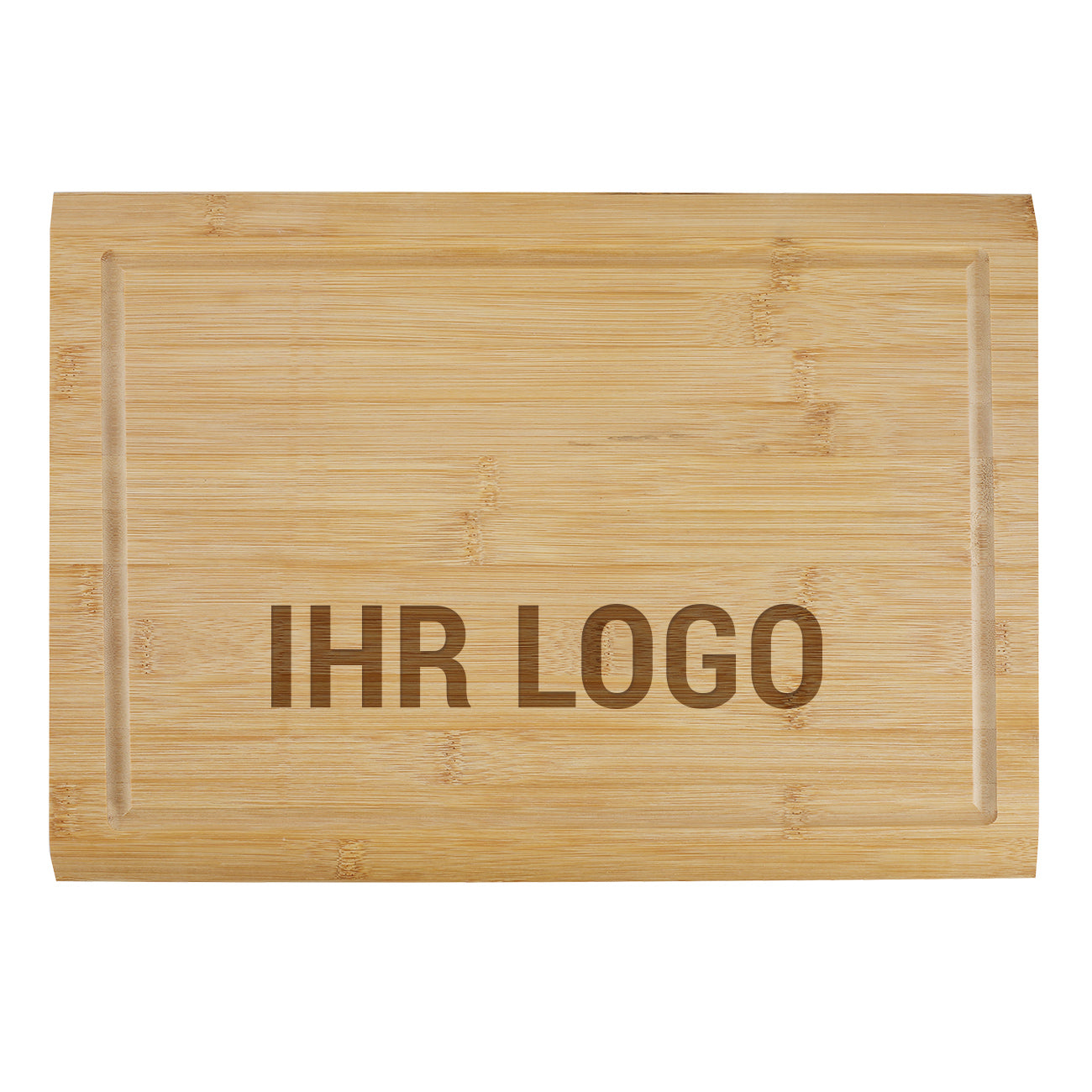 Bambusbrettchen mit Gravur "Ihr Logo"