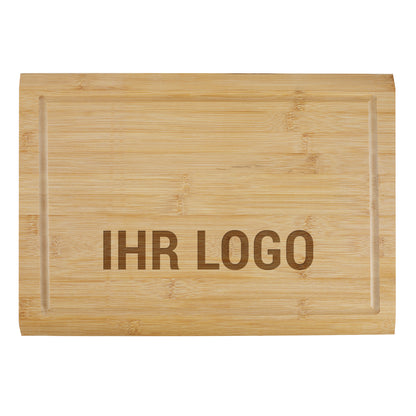 Bambusbrettchen mit Gravur "Ihr Logo"