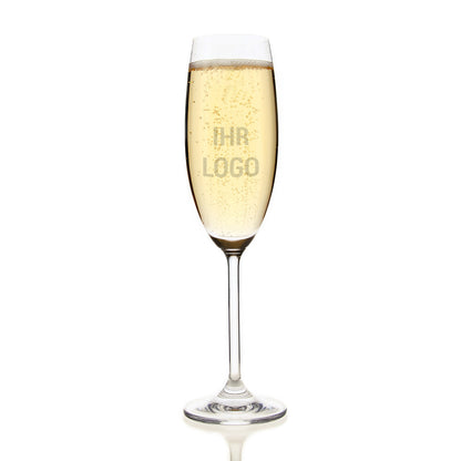 Sektglas mit Logo graviert – Hochwertiges Werbegeschenk
