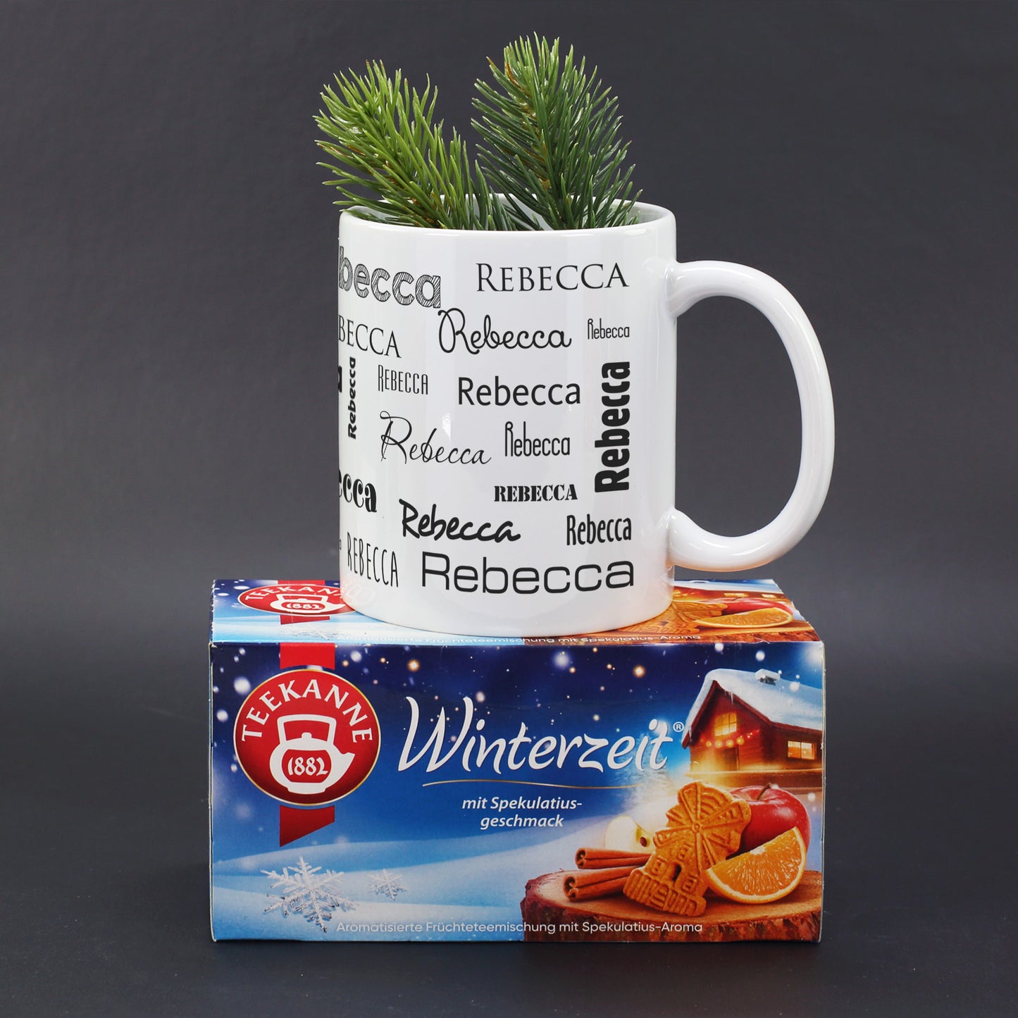 Winterwärmer Geschenkset mit Tasse und Tee