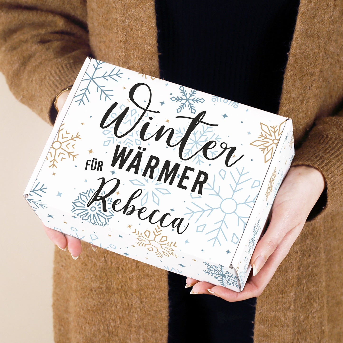 Winterwärmer Geschenkset mit Tasse und Tee