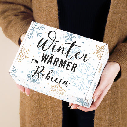 Winterwärmer Geschenkset mit Tasse und Tee