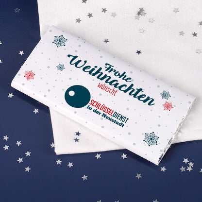 Weihnachtliches Geschenkset mit Glühwein, Tasse und Schokolade