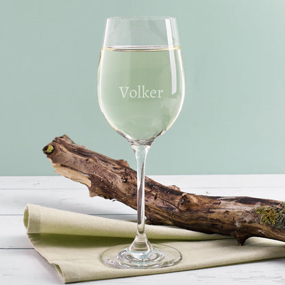 Geschenkset zu Weihnachten mit Holzbox, Weinglas und Wein