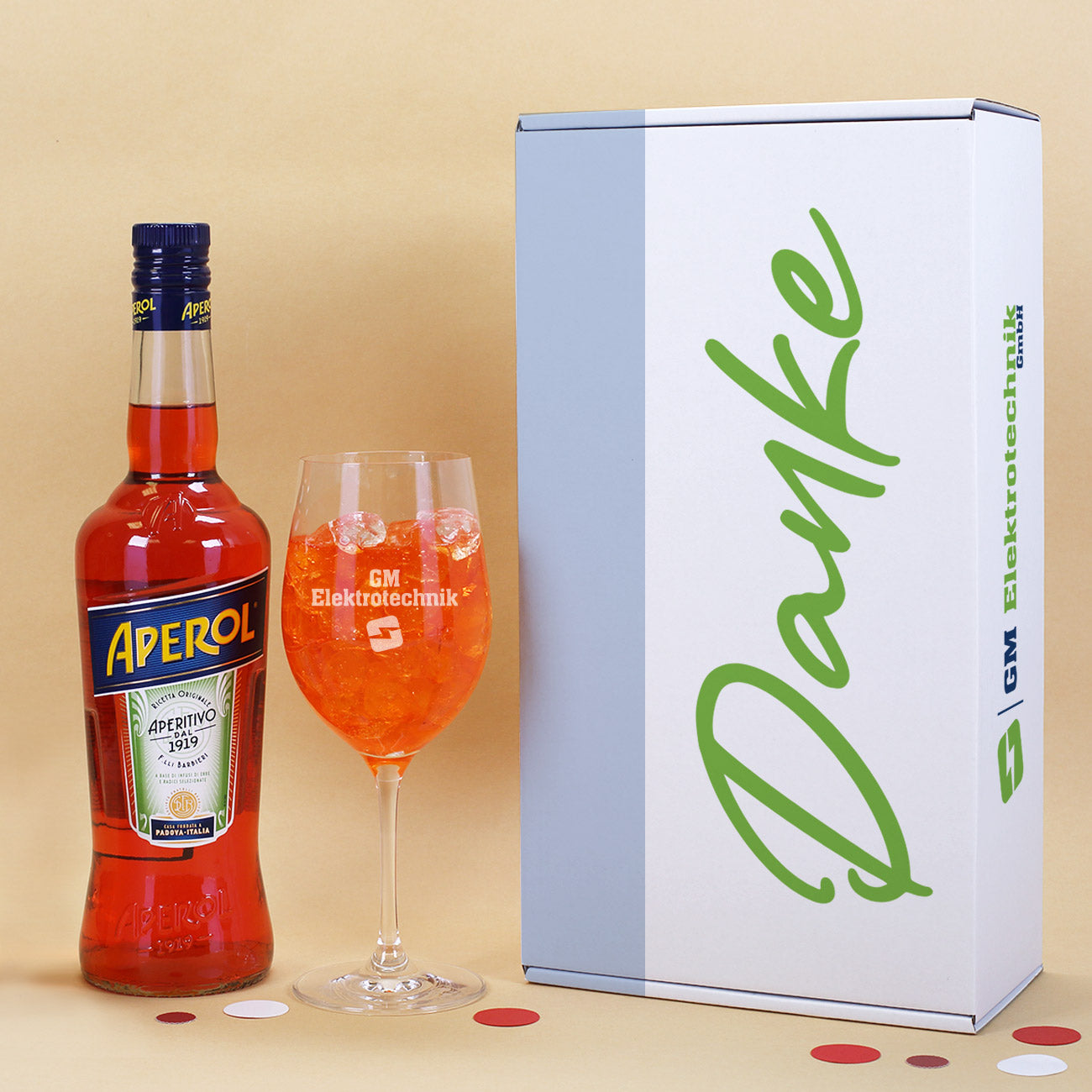 Aperol Geschenkset für Firmen als Mitarbeitergeschenk