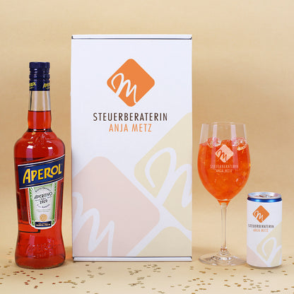 Aperol Geschenkset für Firmen als Mitarbeitergeschenk