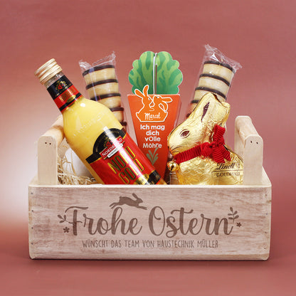 Osterkörbchen mit Lindt