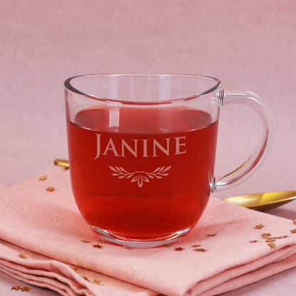 Personalisiertes Tee-Geschenkset mit Stollen und Teeglas | Weihnachtsgeschenkset für Mitarbeiter mit Logo