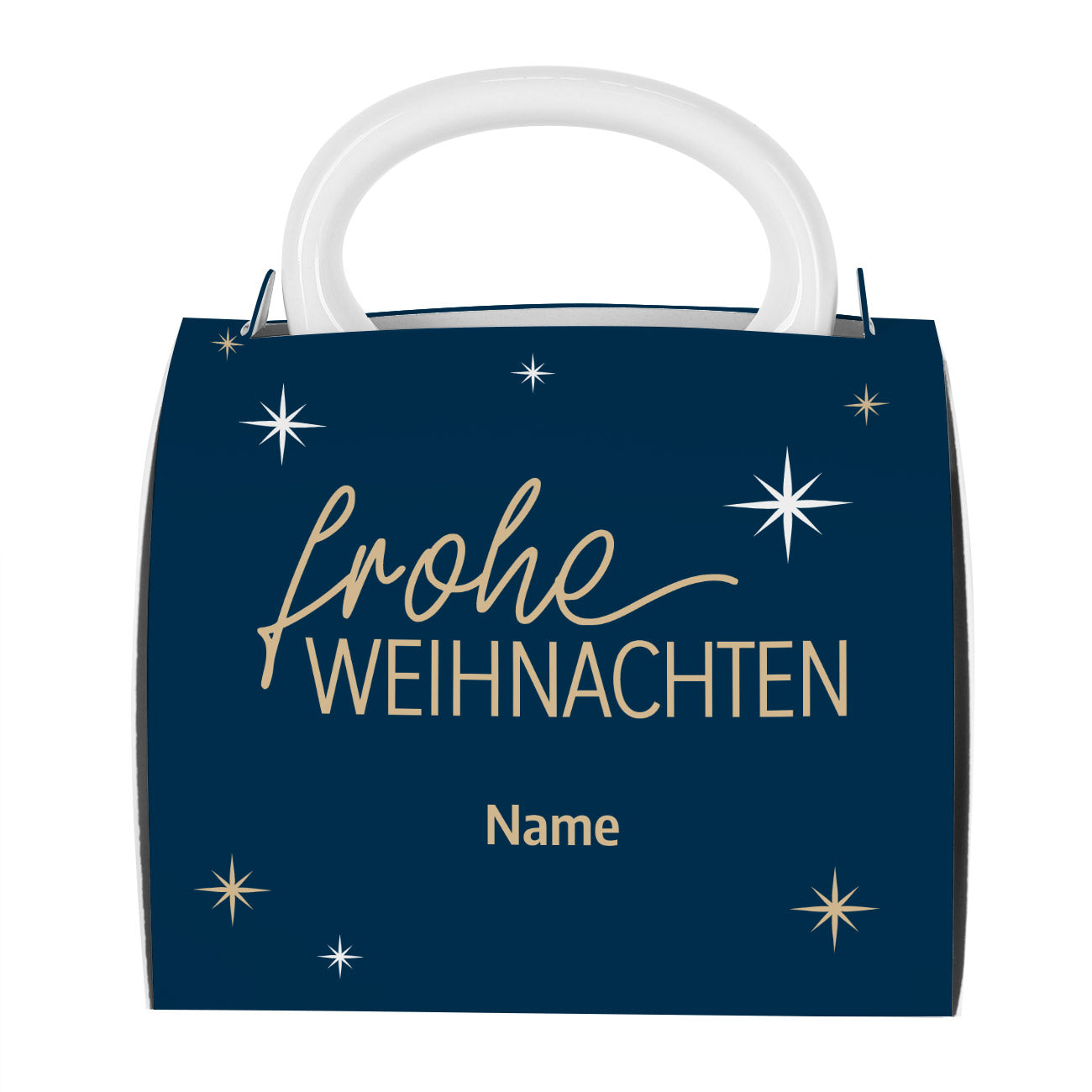 Tasse mit Initiale und Name sowie optionaler Geschenkverpackung