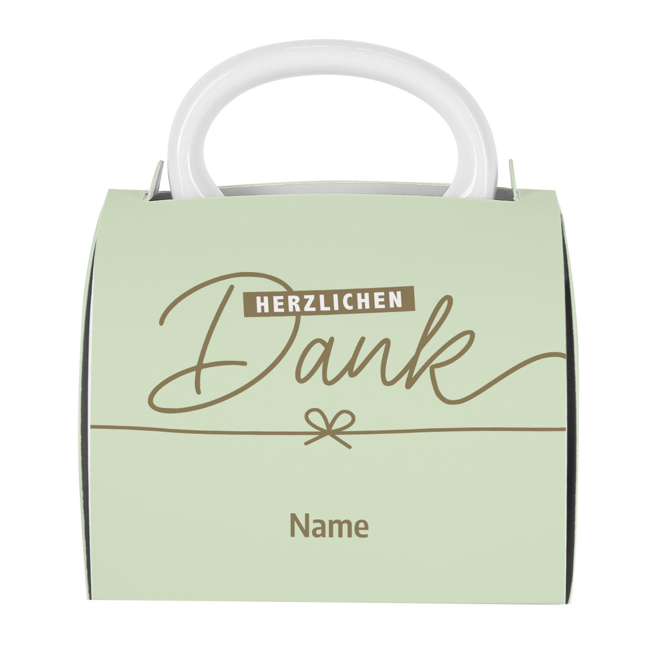 Tasse mit Initiale und Name sowie optionaler Geschenkverpackung