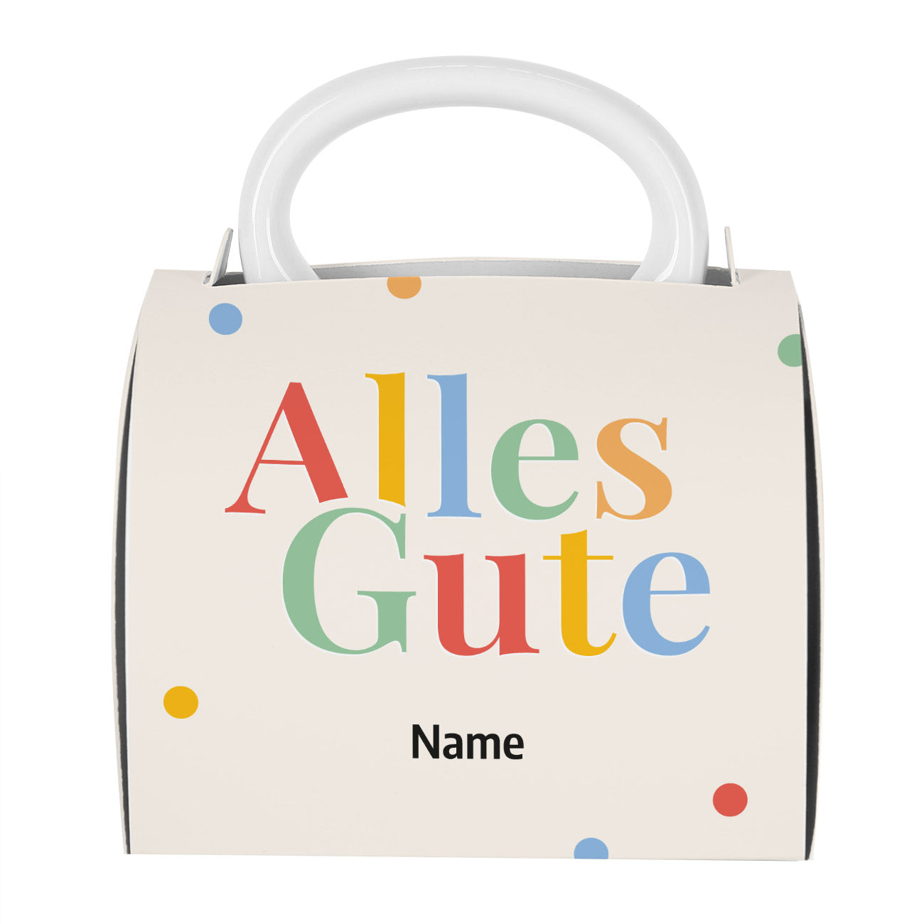 Tasse mit Initiale und Name sowie optionaler Geschenkverpackung