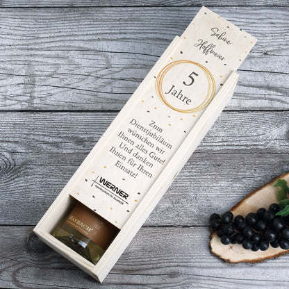 Personalisiertes Wein-Geschenkset zum Jubiläum