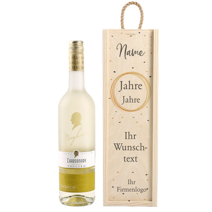 Personalisiertes Wein-Geschenkset zum Jubiläum