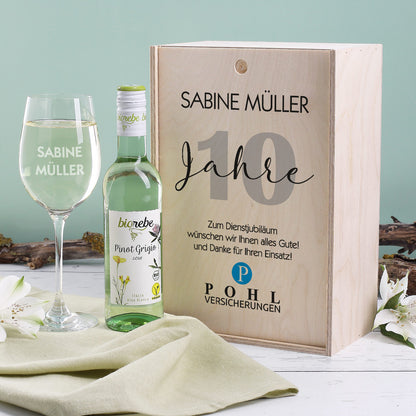 Wein-Geschenkset zum Jubiläum
