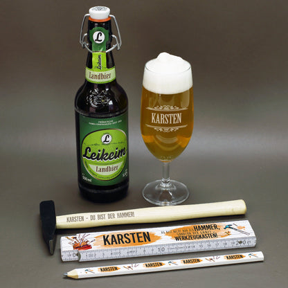 Biergeschenk für Handwerker