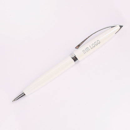 Charles Dickens Kugelschreiber mit Gravur in weiß