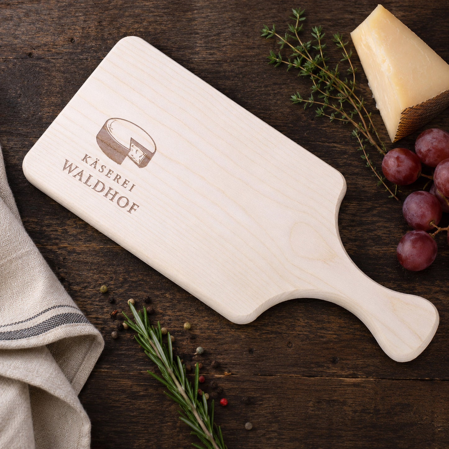 Holzbrettchen mit Gravur