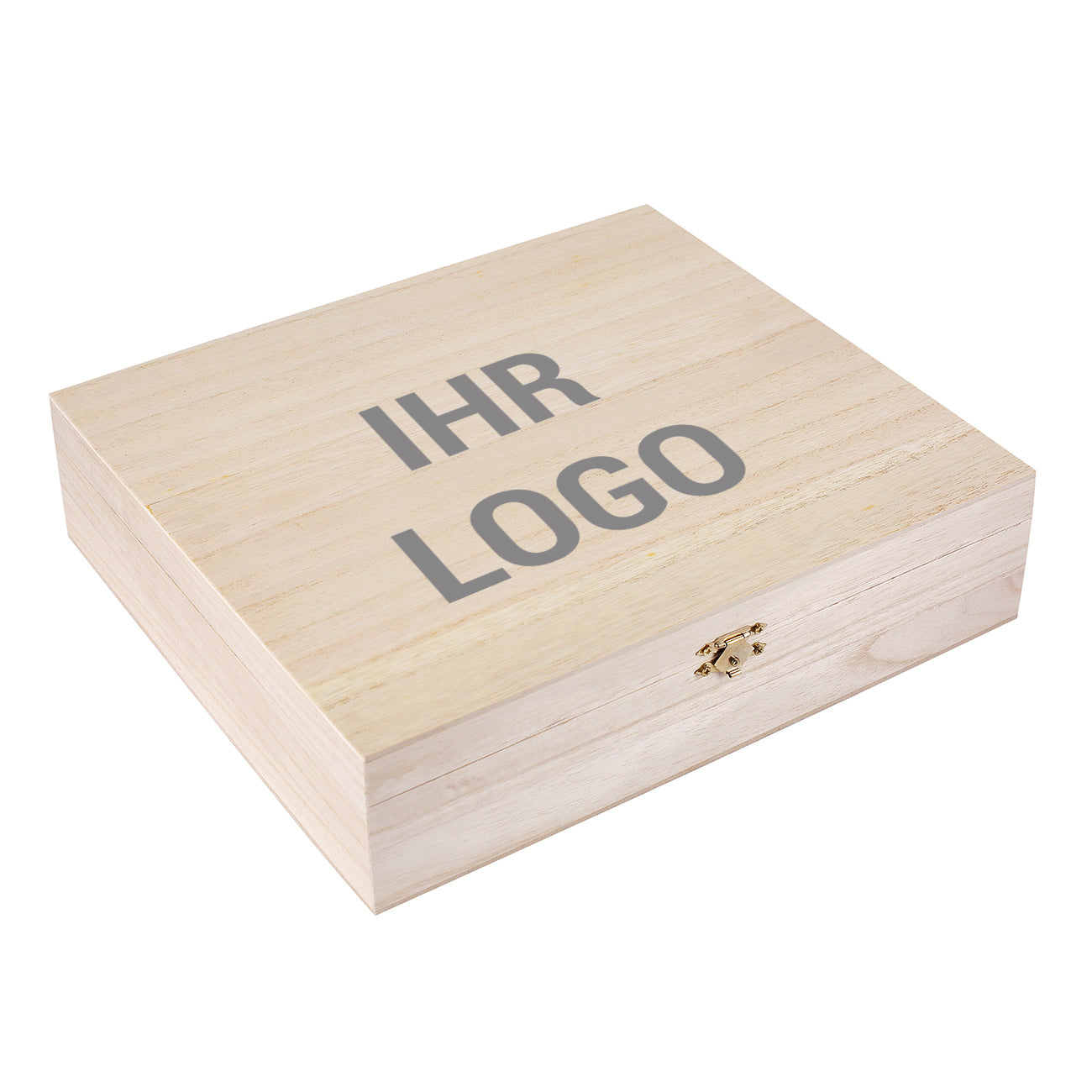 Bedruckte Teebox in drei versch. Größen mit Firmenlogo