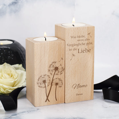 Trauergeschenk Teelichthalter
