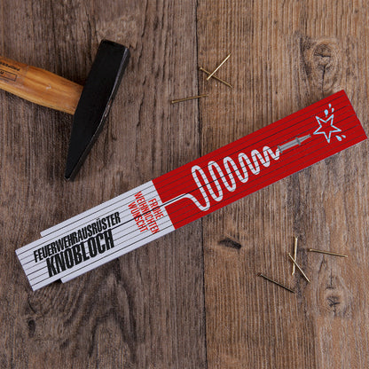 Zollstock für Feuerwehrmänner zu Weihnachten