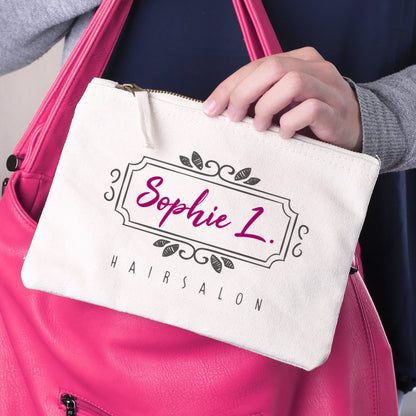 Beautycase, natur inkl. Druck des Logos in zwei versch. Größen