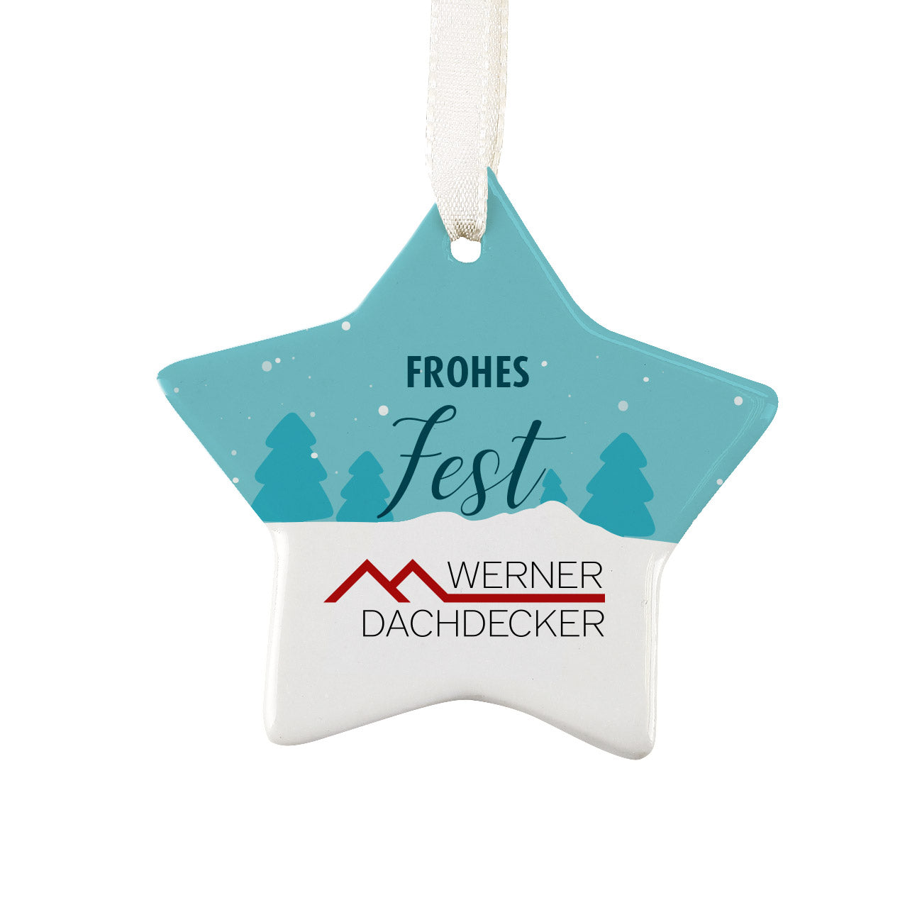 Baumschmuck Weihnachten Firmenlogo Beispiel