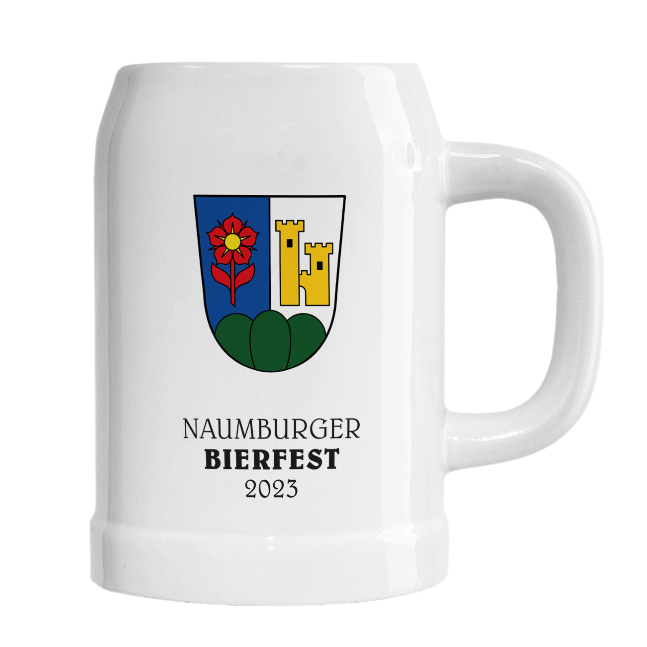 Bierhumpen mit Logo