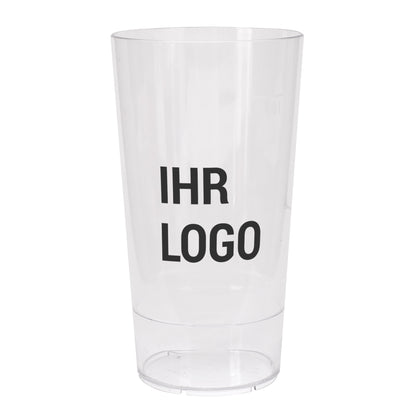 Bedruckter Stapelbecher mit Firmenlogo